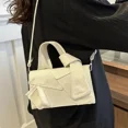 thumbnail image 4 of Bolso de mano de mezclilla con diseño de nicho para mujer, nuevo bolso de mensajero versátil de moda 2024, bolso de hombro pequeño cuadrado para viaje diario, 4 of 5