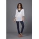 thumbnail image 3 of de Manga Media para Mujeres Ropa Bordada Estlio Boho Lindo Colco Tallas grandes, 3 of 7