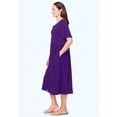 thumbnail image 3 of Woman Within Plus Size Short-Sleeve Button-Front Pocket Dress (Petite Available), 3 of 6