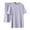 Blue, variant on ShomPort Casual Loungewear Set for Men Short Sleeve Round Neck Pullover Smoothing Loose Sleepwear Breathable Stretchy Daily Outfits