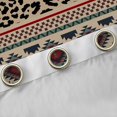 thumbnail image 4 of Erosebridal Hippie Aztec Black Out Curtains, Brown Black Leopard Print Curtains Pack of 2 (42x63 Each), 4 of 6
