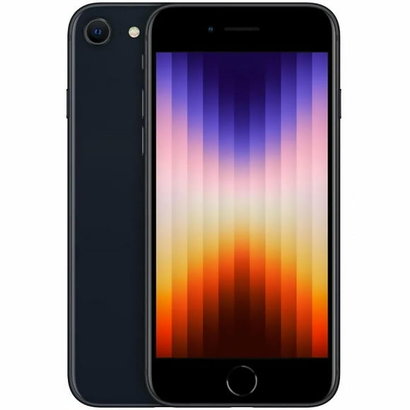 Celular APPLE iPhone SE 3 64GB 4.7 Liquid Retina HD Camara 12MP Midnight Reacondicionado negro