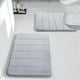 thumbnail image 1 of Juego de alfombrillas de baño Yimobra de espuma viscoelástica de 2 piezas, alfombras de baño suaves, 1 of 7