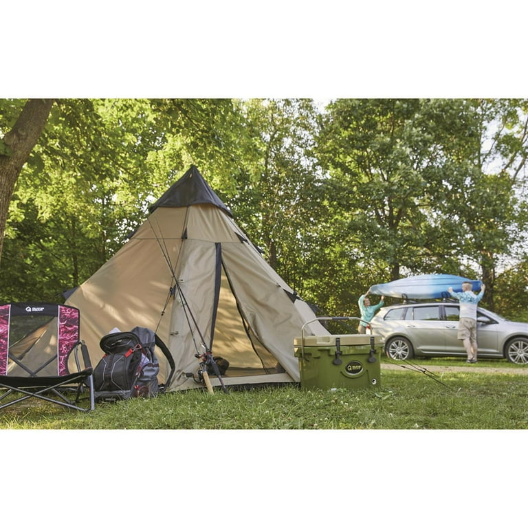 Guide gear 2024 deluxe teepee tent