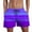 Purple, variant on Mens Quick Dry Swimming Trunks Comfortable Gradient Pants Casual Swimsuits Beach Fashion Bathing Suits