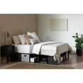 thumbnail image 7 of Pemberly Row Storage Platform Bed with Baskets Full Gray Oak, 7 of 7