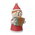 thumbnail image 3 of Adornos navideños para gatos, adornos navideños para árboles, decoraciones japonesas en miniatura, figuras decorativas para amantes de los gatos, gato acordeón Macarena Figuras de gatos de resina, 3 of 8