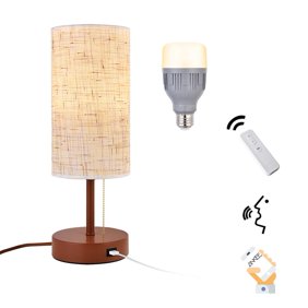 Kohree Touch Control Bedside Led Table Lamp Fully Dimmable Usb Port Desk Lamp Dimmer Modern Nightstand Lamp With Square Fabric Lamp Shade For Bedroom Living Room Office 4w 2700k Led Bulb Included