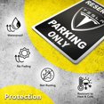 thumbnail image 5 of Señal de solo estacionamiento de Tesla - Cartel de Tesla de aluminio de 8x12 - Regalos para propietarios de Tesla - Señal de garaje de Tesla - Regalos de Tesla para hombres - Estacionamiento de señale, 5 of 5