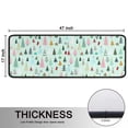 thumbnail image 5 of Kitchen Rugs Sets Of 2,Light Blue Christmas Tree Pattern Anti Fatigue Kitchen Mat Rugs Non Slip Washable,Decorative Kitchen Floor Mats for Kitchen,Sink,Laundry,17"x47"+17"x47", 5 of 5