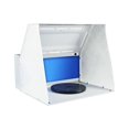 thumbnail image 3 of FashionCha Airbrush Spray Booth LED Illumination Portable with Handle Versatile Turntable Paint Booth for Nail DIY Projects Craft Models, 3 of 8