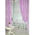 thumbnail image 5 of Flower Sheer Curtain Voile Drape Panel for Living Room Bedroom, Modern Window Treatment with Valance, Light Filtering Privacy Decorative Home Decor, 5 of 5