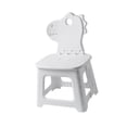 thumbnail image 3 of Taburete con escalón para niños, silla plegable, taburete de cocina con soporte trasero para jardín, dormitorio, hogar, senderismo, sala de estar Dinosaurio, 3 of 8