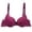 Red, variant on Daznico Bra Lingerie for Women - Underwear from Bra Elegant Deep V Solid Color Lace Back with Adjustable Support