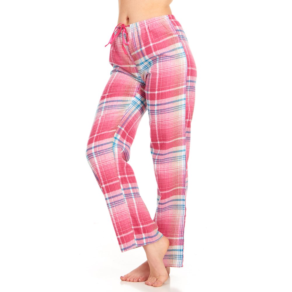 Daresay - Womens Flannel Pajama Pants, Long Novelty Cotton Pj Bottoms ...