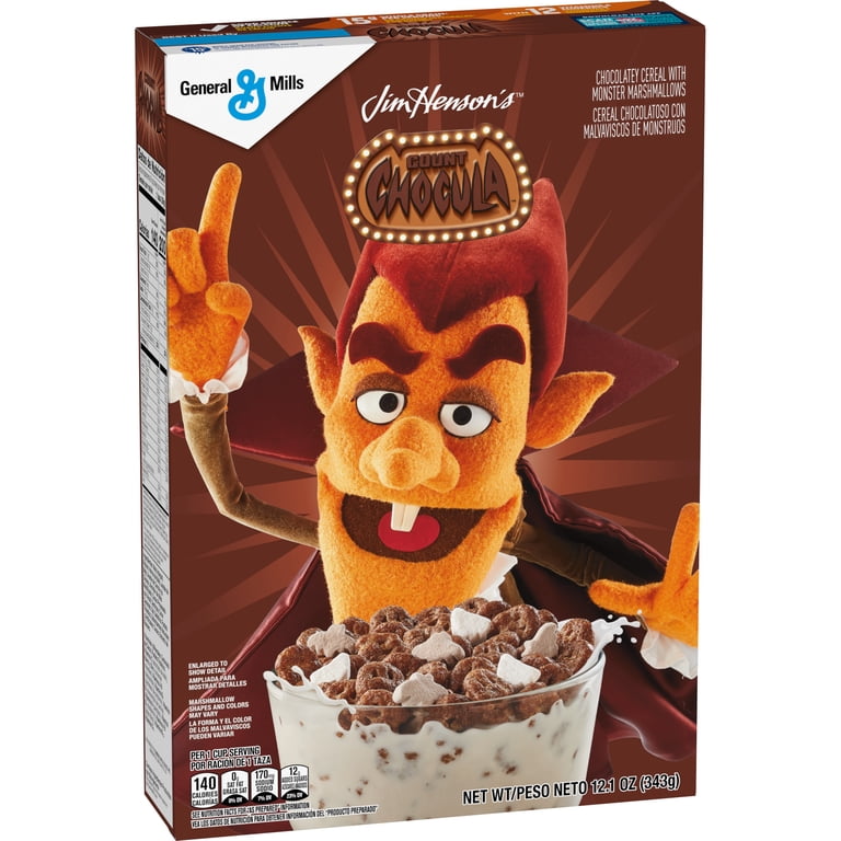 Count Chocula Cereal, Monster Marshmallows, Halloween, 12.1 oz