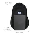 thumbnail image 3 of SUSHANG Student Backpack Fashionable Simple Solid Color Large Capacity Lightweight Practical Student Backpack, 3 of 7