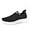 Black White, variant on Mens Slip on Sneakers Comfortable Walking Tennis Shoes Laceless Jogging Running Casual Athletic Shoes