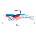 thumbnail image 4 of 5pcs 6cm 3g Jig Soft Señuelo Simulación Pesca Camarón Cebo Tackle (A), 4 of 8