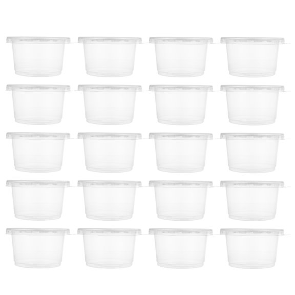 Pretyzoom Porridge Cups with Lids Sturdy for Storage Use 100Pcs