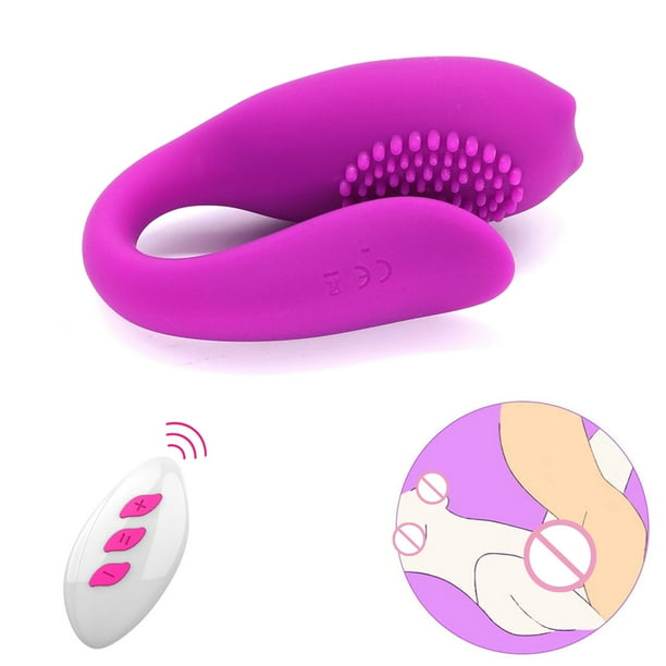 Vibrador de silicona en forma de U Vagina Estimulador de clítoris punto G Masajeador de senos 12 TFixol productos vivos