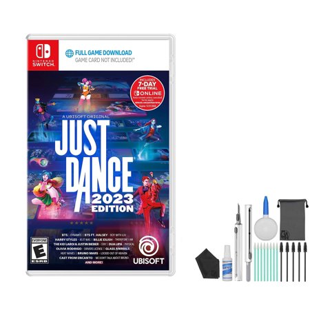 Just Dance 2023 Edition for Nintendo Switch with BOLT AXTION Bundle