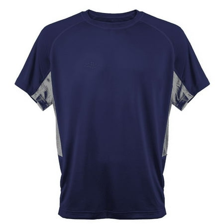 UPC: 0845099080829 | 3N2 3020-03-XXXL Kzone Curve Men T-Shirt  Navy – 3XL