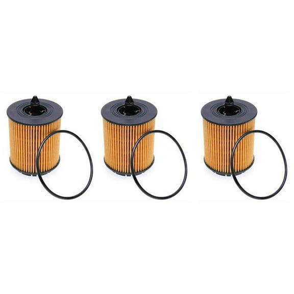 ACA 3Pcs PF457GO Oil Filter for Buick Chevy Fisker GMC Pontiac SAAB Saturn Replaces 19260345 12579143