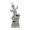 E 51, variant on Spooky Halloween Tree Figurine with Skulls, Black and White Gothic Halloween Horror Decoration, Tabletop Ornament for Halloween Home Party Indoor Display (#47)