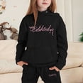 thumbnail image 2 of Toddler Girl Fall Outfits Set Hoodies and Sweatpants Sets Trendy Jogging Workout Sweat Suits Fall Winter Clothes 2-3 Years, 2 of 4