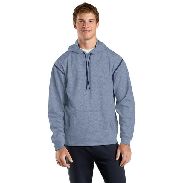 SportTek SportTek F246 Mens Tech Fleece Sweatshirt Grey Heather