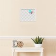 thumbnail image 3 of PinPix 15x12 Custom Cork Bulletin Board Diamond Modern Pattern Grey Poster Board Has a Fabric Style Canvas Finish, Framed in Diamond Modern Pattern Grey, by ArtToFrames (PinPix-1802), 3 of 5