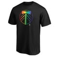 thumbnail image 2 of Men's Black Portland Timbers Pride Logo T-Shirt, 2 of 3