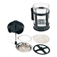 thumbnail image 4 of 2pzas Cafetera Prensa Francesa 350ml Vaso Vidrio Color Negro Transparente, 4 of 4
