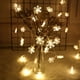 thumbnail image 3 of Cadena de luces LED con forma de copo de nieve, luces LED de colores pequeñas, luz de estrella, caja de batería, cadena de luces intermitentes de color cálido - 6 40 metros modelo de batería de luz, 3 of 5