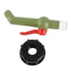 thumbnail image 5 of Adaptador De Grifo De Tanque IBC, Conector De Válvula De Tanques De Agua, Reemplazo A Tope, Drenaje De Diámetro De Entrada De 60 Mm Con Tapón De Rosca Para Combustible Para, 5 of 7