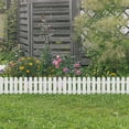 thumbnail image 4 of Miangastore Garden Border Fence Plastic 10Set 7.9X6.7X0.8In Small Pointed Pattern, 4 of 8