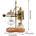 thumbnail image 2 of Vintage Siphon/Syphon Coffee Maker Belgian Belgium Coffee Brewer Tea Maker 400ml/ 15oz - Gold, 2 of 9