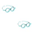 thumbnail image 3 of maskred Adult Optical Trial Lens Frame Eyeglasses Optometry Optician Tool Optic Blue 54mm 2Set, 3 of 6
