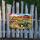 thumbnail image 5 of Placa Metal Vintage Pintura Hierro Rectangular Granja Arte Pared Del 30x20cm, 5 of 9