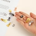 thumbnail image 4 of 15Pack Blank Shoe Clips, 25mm x 14mm Metal Flat Clips Shoe Embellishment Supplies for DIY Crafts Decoration Project, Gold, 4 of 6