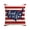 E, variant on Moocorvic 4th of July Decorations Outdoor Pillow Covers 18x18 American Flag Patriotic Pillowcase Decor for Sofa