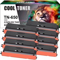 Cool Toner Compatible Toner Replacement for Brother TN-650 HL-5370DW HL-5250DN HL-5340D HL-5240 MFC-8480DN MFC-8860DN MFC-8890DW (Black, 8-Pack)