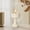 Beige, variant on FeiFu Cement Candle Holders Set Multi-Use Aromatherapy Cups Modern Table Decor Zen Home Accents Flameless Tea Light Containers