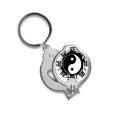 thumbnail image 1 of Eight Diagrams Taiji Yin-yang China Pattern Finger Nail Clippers Scissor Stainless Steel Cutter, 1 of 3