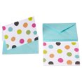 thumbnail image 2 of American Greetings Blank Cards and Envelopes, Multi Dot (20-Count), 2 of 3