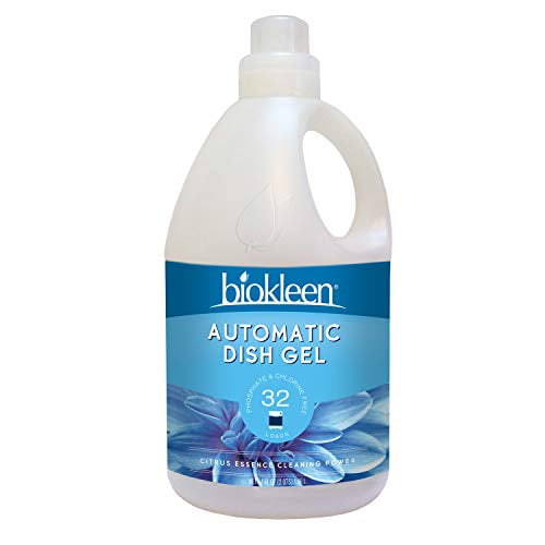 Biokleen Automatic Dishwashing Liquid Detergent Gel Concentrated Phosphate Chlorine Free Eco