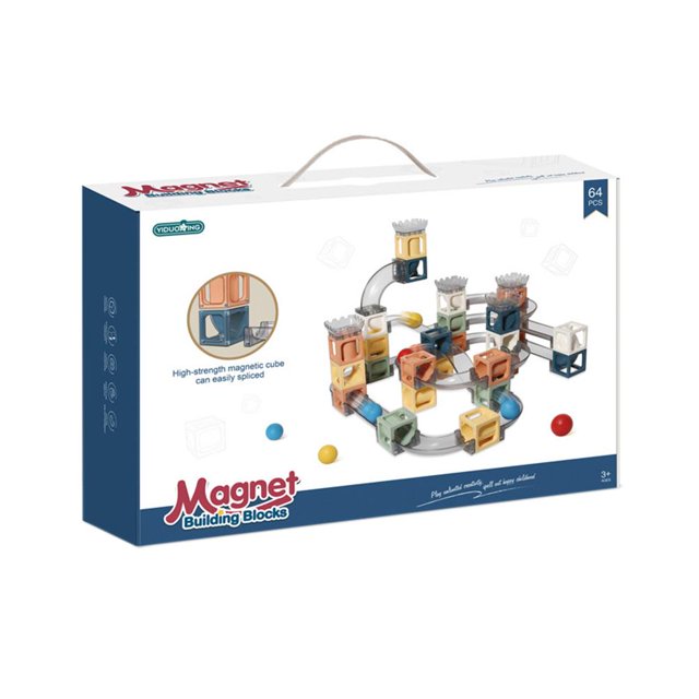 Bloques Magnéticos 3D, Azulejos Magnéticos, Azulejos De Construcción Con Imán Diy, Bloques De Construcción Magnéticos, Juguetes Magnéticos Para Niños Moyic FN006963-03