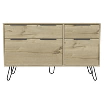 Plethoria Home 4-Drawer Dresser Light Oak