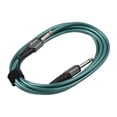 thumbnail image 1 of 1/4 Inch Audio Instrument Cable 10ft Noise Reduction Dual Straight Interface 6.35mm Mono Waterproof Guitar Cable Compression Resistant Professional Audio Interconnect Cord for Electric Guita, 1 of 6